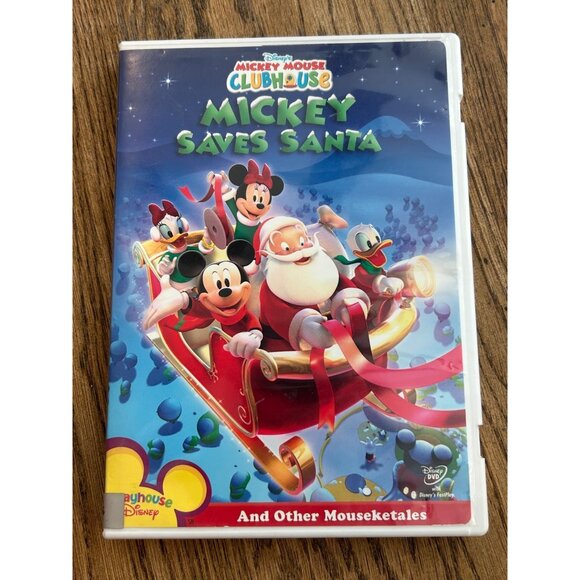 Mickey Saves Santa 2006 DVD Disney Animated Christmas Kid Family Movie Pre-Owned - Picture 1 of 4
